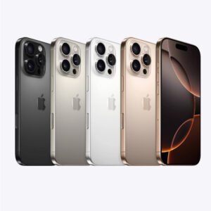 iPhone 16 Pro available at Tech Or Trade, showcasing revolutionary performance with the latest A18 chip, a stunning OLED display, and an enhanced camera system for next-level mobile experiences.